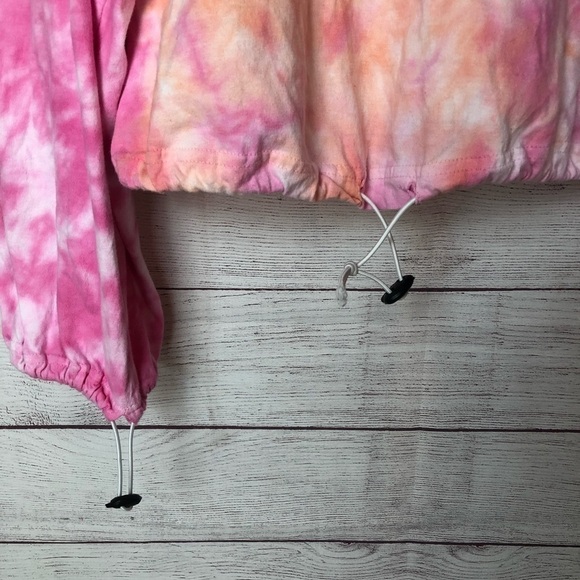 Southern Spirit Crop Tie Dye Long Sleeve Tee M - Picture 3 of 4